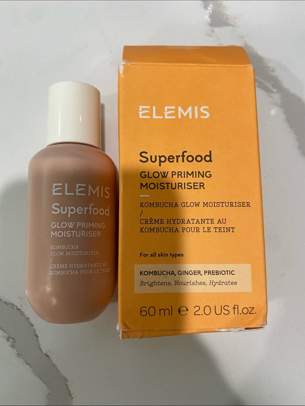 Elemis Superfood Glow priming moisturiser new in box READ